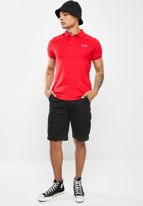 Aca Joe - Aca joe hd small logo - sustainable golfer - red