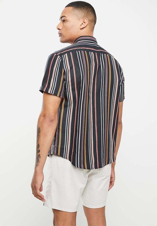basicthread - Vertical stripe shirt - multi