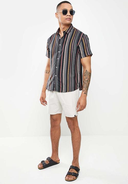 basicthread - Vertical stripe shirt - multi