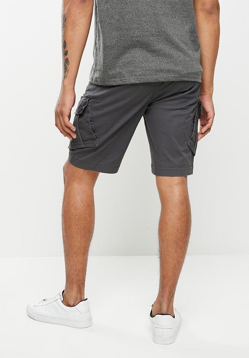 Aca Joe - Aca joe cargo shorts - charcoal