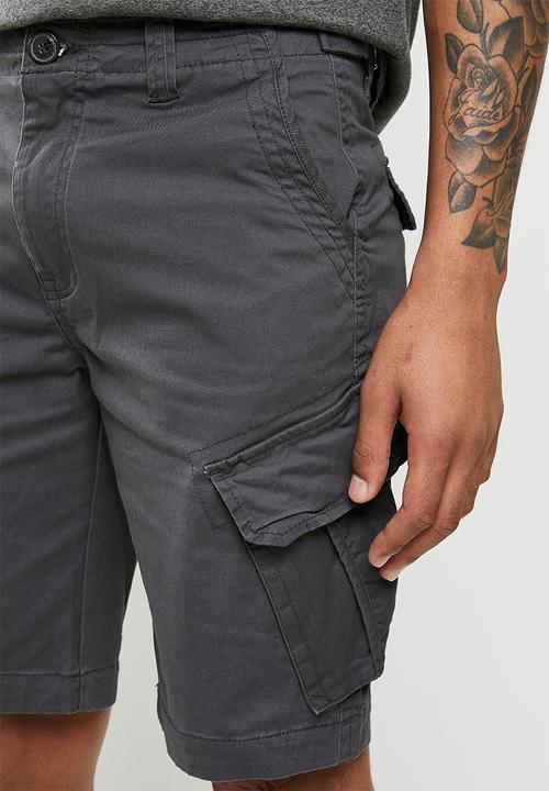 Aca Joe - Aca joe cargo shorts - charcoal