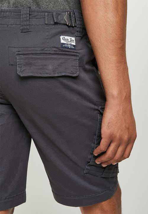 Aca Joe - Aca joe cargo shorts - charcoal