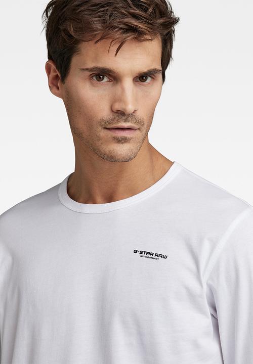 G-STAR - Base r tee long sleeve - white