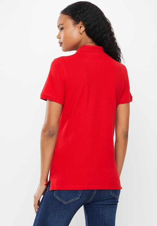 POLO - Margot short sleeve essential golfer - red