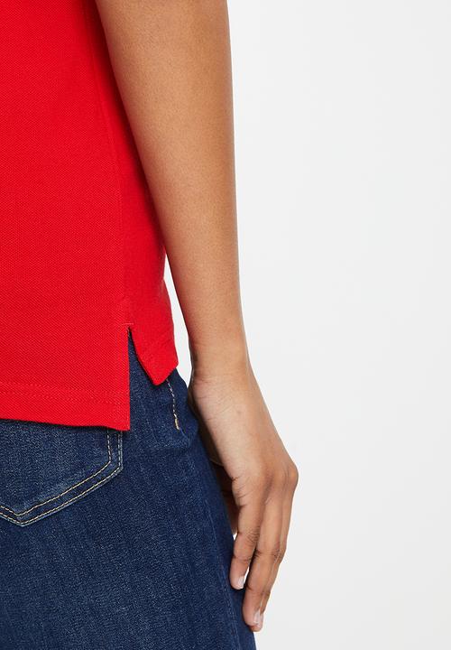 POLO - Margot short sleeve essential golfer - red