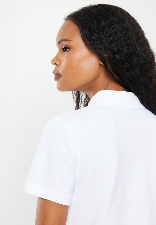 POLO - Margot short sleeve essential golfer - white
