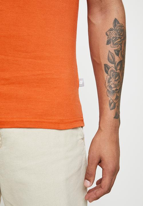 urban° - Urban high square crew tee - orange