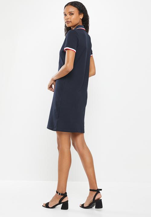 POLO - Leigh essential short sleeve stretch golfer dress - navy