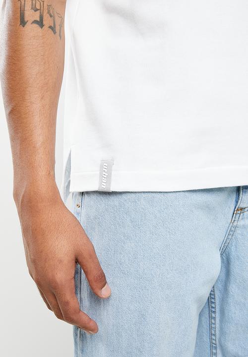 urban° - Urban oversized embossed tee - winter white