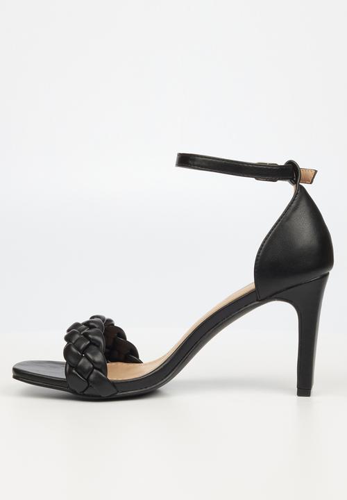 Butterfly Feet - Riana 1 ankle tie stiletto heel - black
