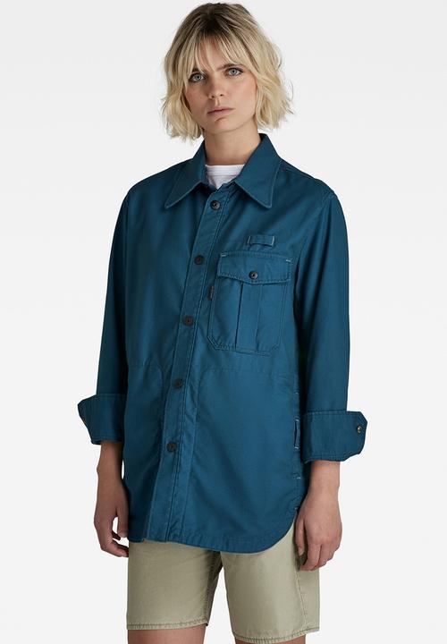 G-STAR - Naval collar overshirt 2.0 - nitro