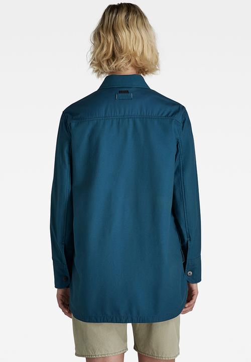 G-STAR - Naval collar overshirt 2.0 - nitro
