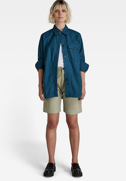 G-STAR - Naval collar overshirt 2.0 - nitro