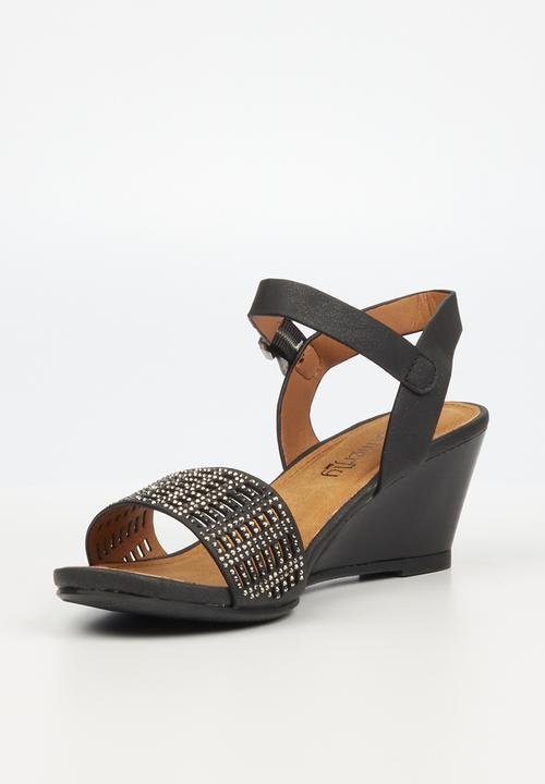 Butterfly Feet - Shani 1 wedge heel - black
