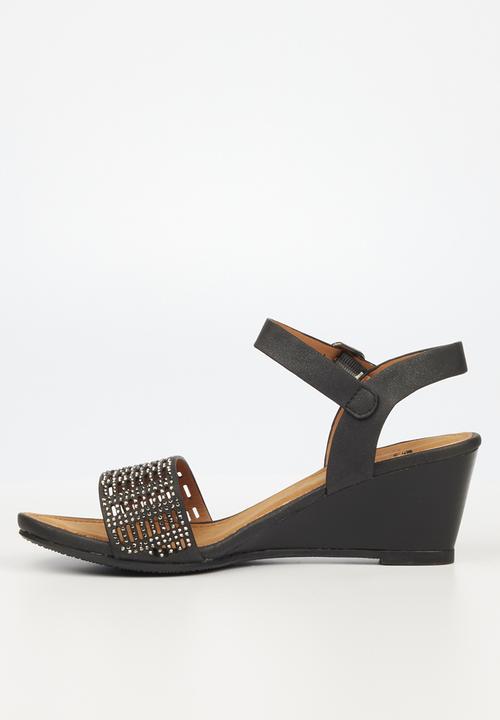 Butterfly Feet - Shani 1 wedge heel - black