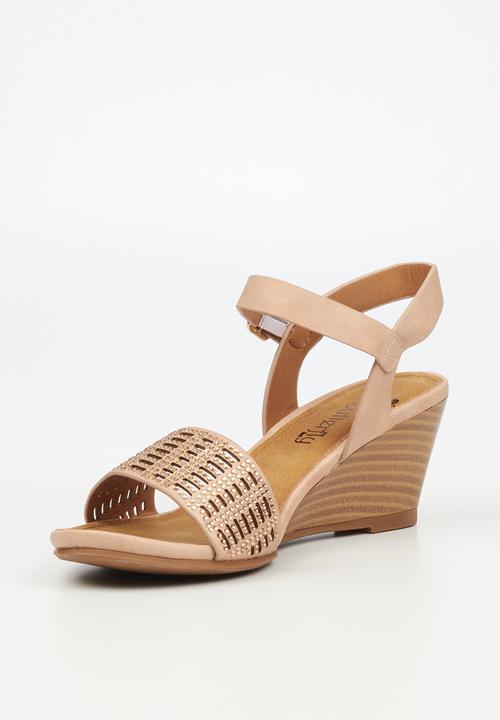 Butterfly Feet - Shani 1 wedge heel - pink