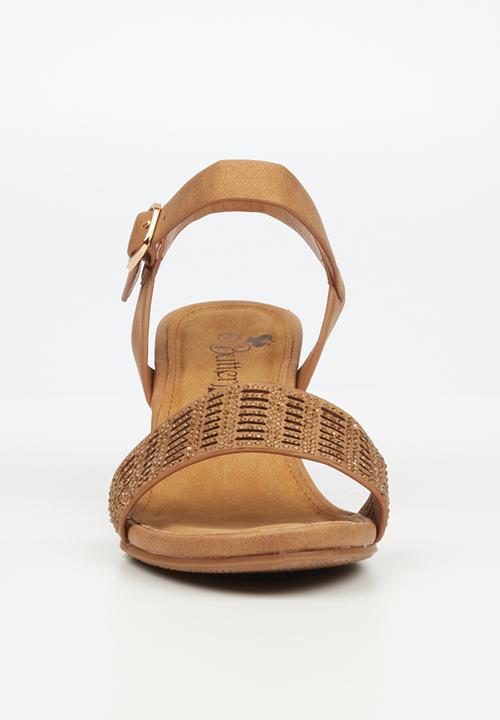 Butterfly Feet - Shani 1 wedge heel - tan