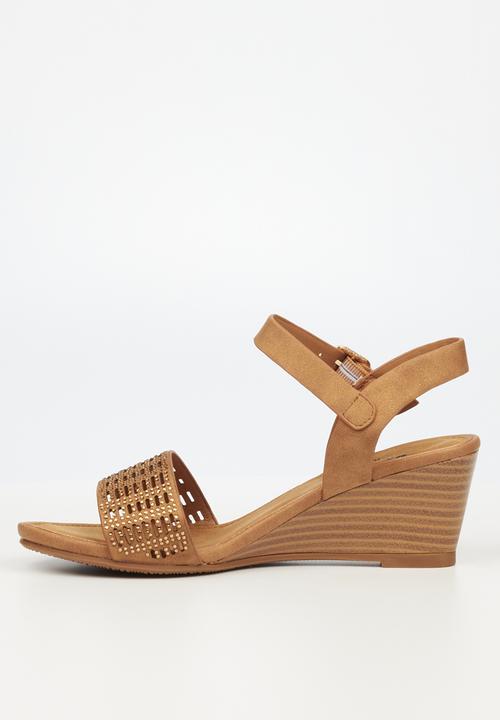 Butterfly Feet - Shani 1 wedge heel - tan