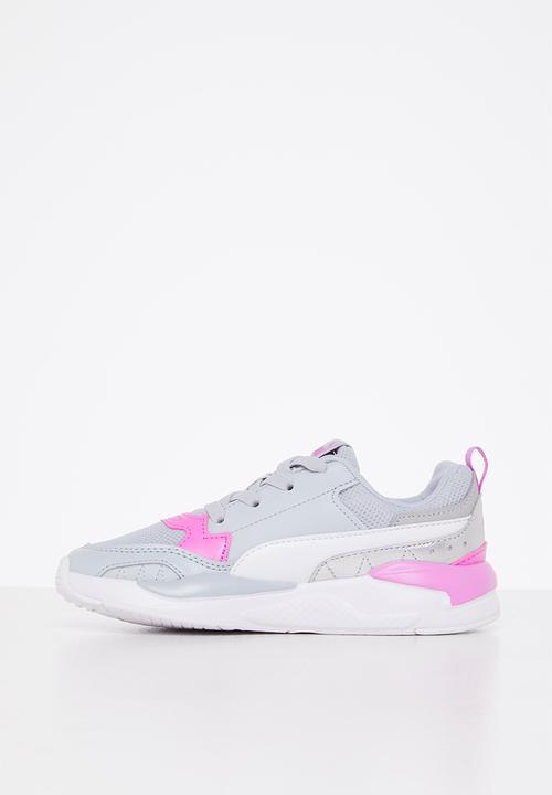 PUMA - X-ray 2 square ac ps - platinum gray-puma white-mauve pop-puma silver