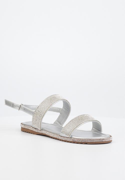 Butterfly Feet - Tumi 1 slingback sandal - silver