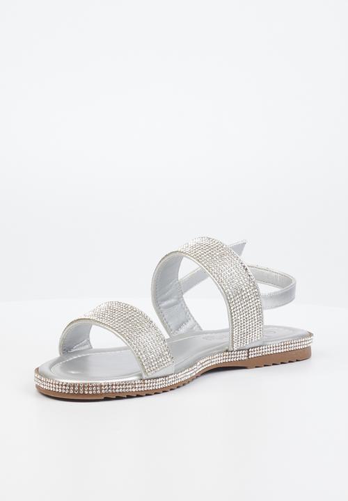 Butterfly Feet - Tumi 1 slingback sandal - silver