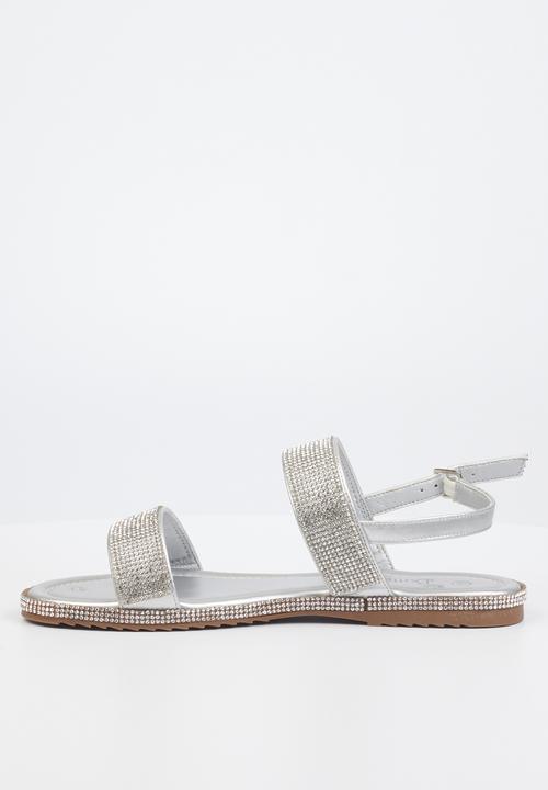 Butterfly Feet - Tumi 1 slingback sandal - silver