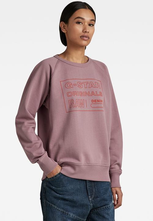G-STAR - Raglan originals sw - grape shake