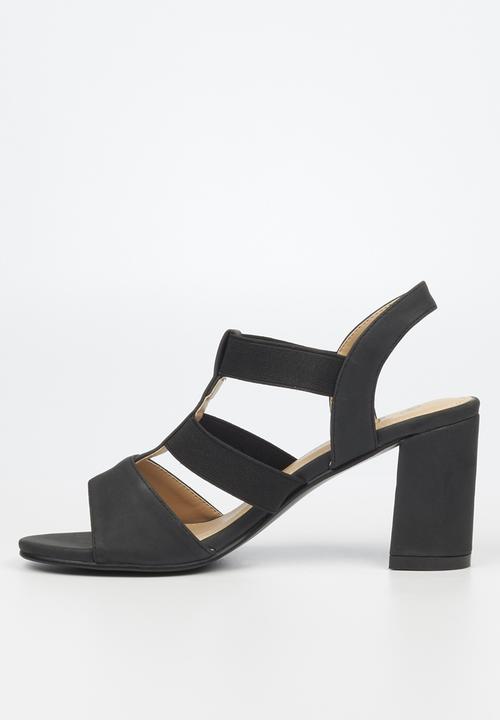 Butterfly Feet - Valery 1 block heel - black