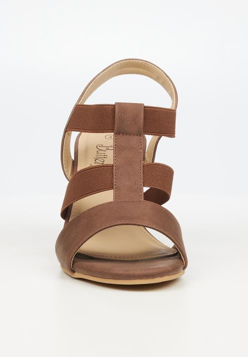Butterfly Feet - Valery 1 block heel - chocolate