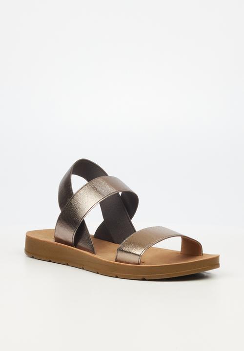 Butterfly Feet - Zina 7 slingback sandal - pewter