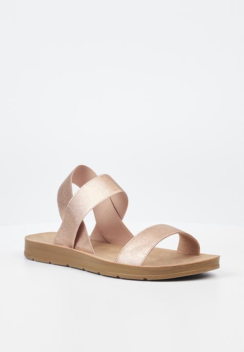 Butterfly Feet - Zina 7 slingback sandal - rose gold