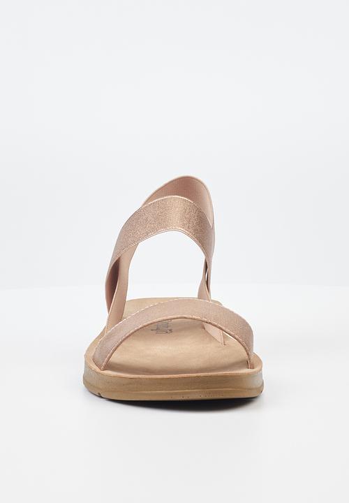 Butterfly Feet - Zina 7 slingback sandal - rose gold