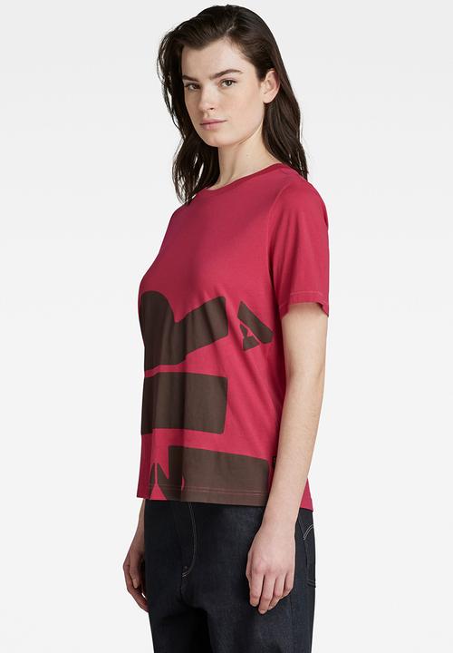 G-STAR - Big graphic r t wmn - cerise