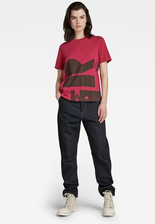 G-STAR - Big graphic r t wmn - cerise