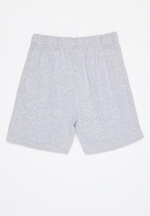 Superbalist - 2 Pack cotton short - charcoal & grey