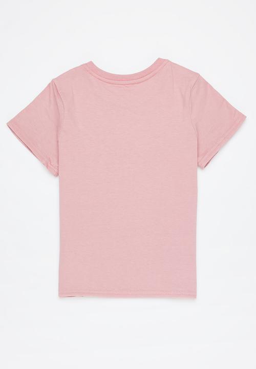 Superbalist - 2 Pack printed tees - dusty rose & stone