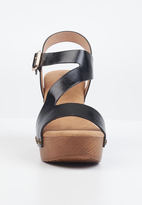 Butterfly Feet - Kayla 1 block heel - black