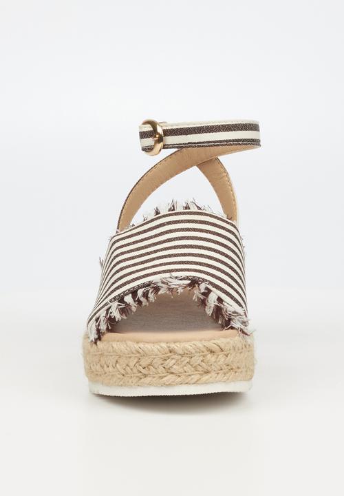 Miss Black - Steffi5 espadrille wedge heel - black