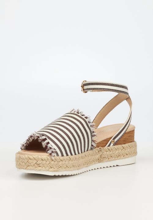 Miss Black - Steffi5 espadrille wedge heel - black