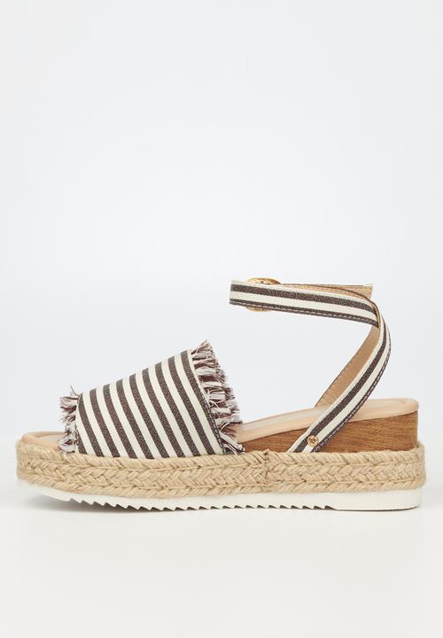 Miss Black - Steffi5 espadrille wedge heel - black