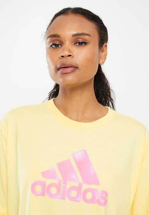 adidas Performance - W 2tn g os tee - almost yellow
