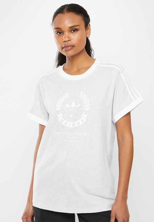 adidas Originals - Resort tee w - light grey heather