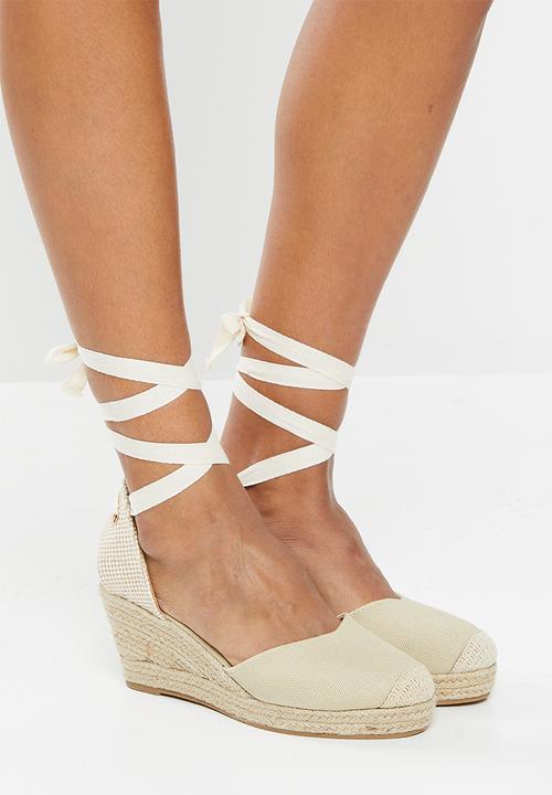 Madison® - Clover espadrille wedge heel - neutral