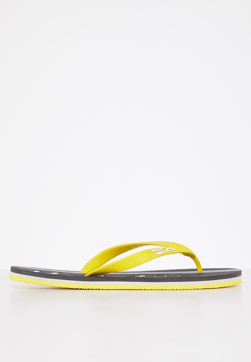 Aca Joe - Aj logo flip-flop - grey