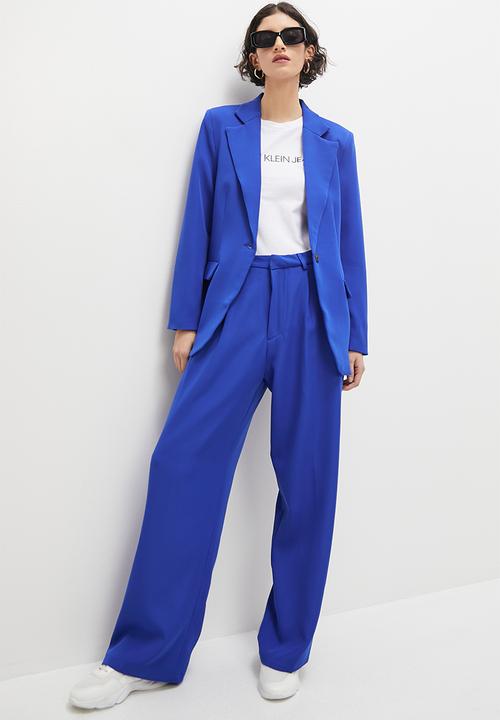 Superbalist - Mid rise wide leg - bright blue