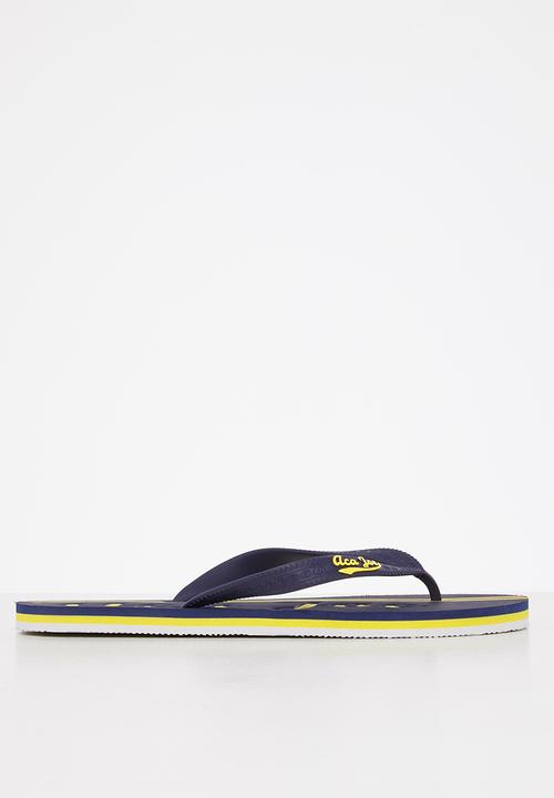 Aca Joe - Aj logo flip-flop - navy