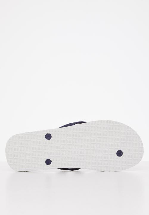 Aca Joe - Aj logo flip-flop - navy