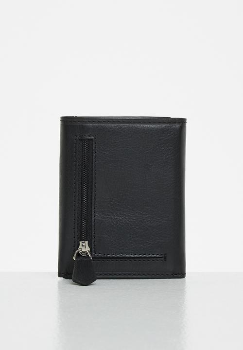 POLO - Trifold wallet - black