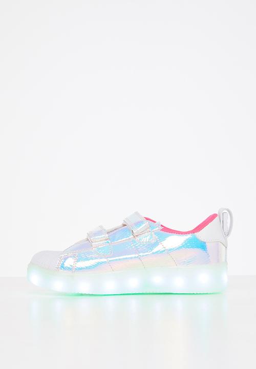 Rebel Republic - Metallic light up sneaker - silver