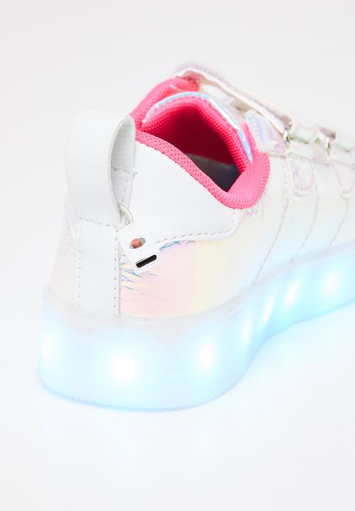 Rebel Republic - Metallic light up sneaker - silver